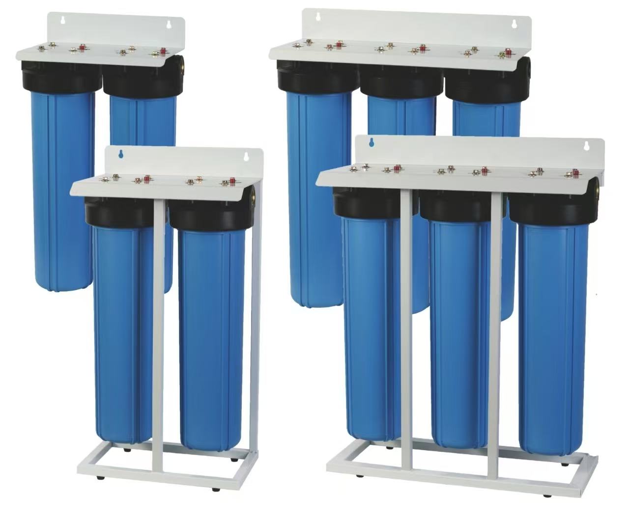 DrinkUp Advanced 4-Stage 20-Inch Whole House Water Filtration System with Pre-Filter Cartridge Set